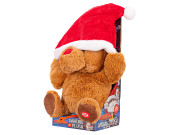 Sob plyšový nasazující si santovskou čepici se zvukem Take Me Home