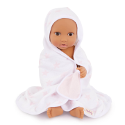 Osuška pro panenku s doplňky LullaBaby
