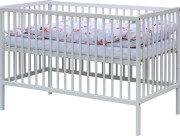 Dětská postýlka s kompletní výbavou 120 x 60 cm bílá Víla Scarlett 