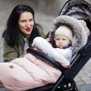 Set zimní fusak Comfy 4 v 1 + rukavice na kočárek Furry Petite & Mars