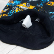 Rostoucí softshellové kalhoty Závoďáci Černá Esito