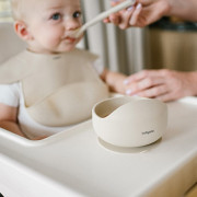 Silikonová miska s přísavkou + silikonová ohebná lžička BabyOno