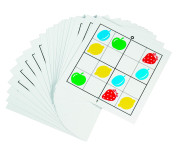 Baby sudoku logická hra dřevo 25 ks Detoa