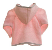 Kabátek svetrovina s kapucí MKcool Růžový