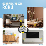 Ochrana rohů a hran pěnová sada 4 ks Sipo