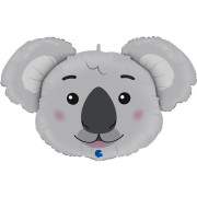 Fóliový balónek Koala hlava 37"/94 cm