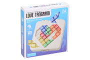 Tangram hlavolam srdce 12 cm
