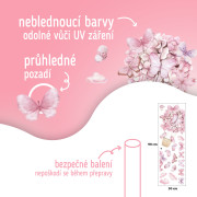 Nástěnné samolepky do dětského pokoje, Pink Butterflies Sipo