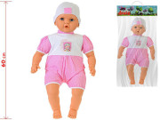 Miminko růžové měkké tělo 60 cm