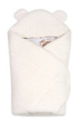 Beránková zavinovačka s kapucí bavlna/beránek Teddy