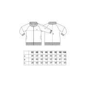 Mikina rozepínací karamelová pejsci Little Angel