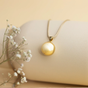 Těhotenská rolnička - zlatá