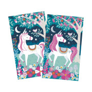 Kreativní sada Midi Jednorožci Třpytivé písky Janod Atelier