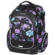 Studentský batoh WIZZARD Flower Violet