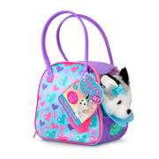 Husky v kabelce s veterinářskou sadou Pucci Pups