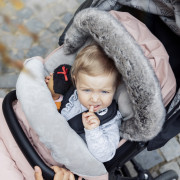 Set zimní fusak Comfy 4 v 1 + rukavice na kočárek Furry Petite & Mars