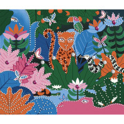 Kreativní sada Mini Džungle v noci Štrasové kamínky Janod Atelier