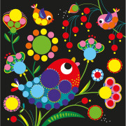 Kreativní sada Kulaté nálepky My arts & crafts Janod