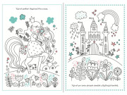 Kouzelné království - 1400 diamantů k nalepení, omalovánky