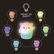 Silikonové závěsné LED světýlko Zopa