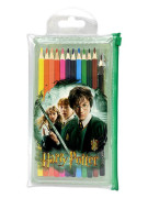 Pastelky v PVC kapse Harry Potter 12 ks
