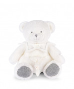 Dárková sada Plyšový medvídek s dečkou 30 cm šedý Doudou