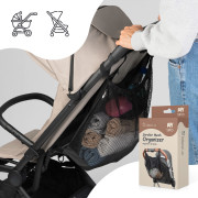 Uni síťová taška na kočárek černá Sipo