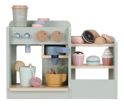 Kávovar dřevěný velký s příslušenstvím Coffee House Little Dutch