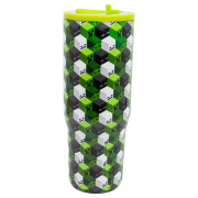 Termohrnek s brčkem a uchem 920 ml Minecraft Iconicmono