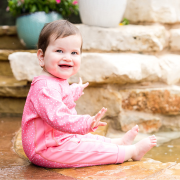 Dětský neopren - overal - Pink Dotty