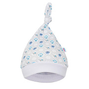 3-dílná bavlněná kojenecká souprava New Baby Kiddy Bílo-modrá