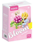 Stavebnice mini Květinové aranžmá sukulentů 249 dílků Koco