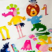 Meadow Pěnové samolepky do vany Zvířátka nezobra