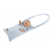 New Born chlapeček realistická panenka miminko s celovinylovým tělem - 25 cm Guca