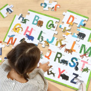 Velké puzzle na podlahu Mideer - Anglická zvířátka