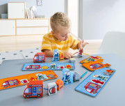 Dřevěná navlékačka Hasiči Haba