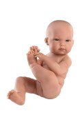 New Born holčička 63502 Llorens - realistická panenka miminko - 35 cm