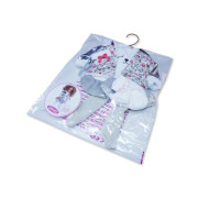 Obleček pro panenku velikosti 35 cm Llorens 5dílný modrý