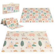 Skládací hrací podložka Teddy a Elefant 200x180 cm