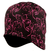 Dívčí čepice na uši Květy RDX