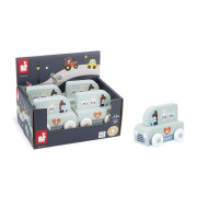 Dřevěné auto na tlačení Cross roads Janod Veterinář