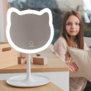 Kosmetické zrcátko GIOperfect White Cat