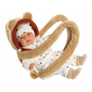 Realistická panenka Joel & Joelle miminko se zvuky a měkkým látkovým tělem Llorens