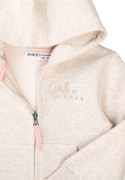 Mikina dívčí s kapucí béžová vel. 80/86 Minoti 