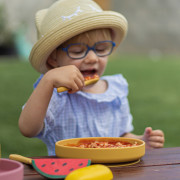 Talíř silikonový s přísavkou Take&Match 6 m+ Petite & Mars