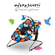 Lehátko houpací Calmee Happy Shapes 0 m+, do 9 kg Kinderkraft