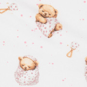 2-dílné ložní povlečení Sweet teddy bear 90/120 cm pink New Baby