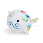 Kreslení ve vaně Velryba s barvičkami Janod