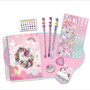 Barevná sada blok s jednorožcem