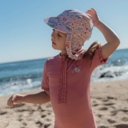 Plážová kšiltovka s ochranou krku Dreamy Mermaid Little Dutch 